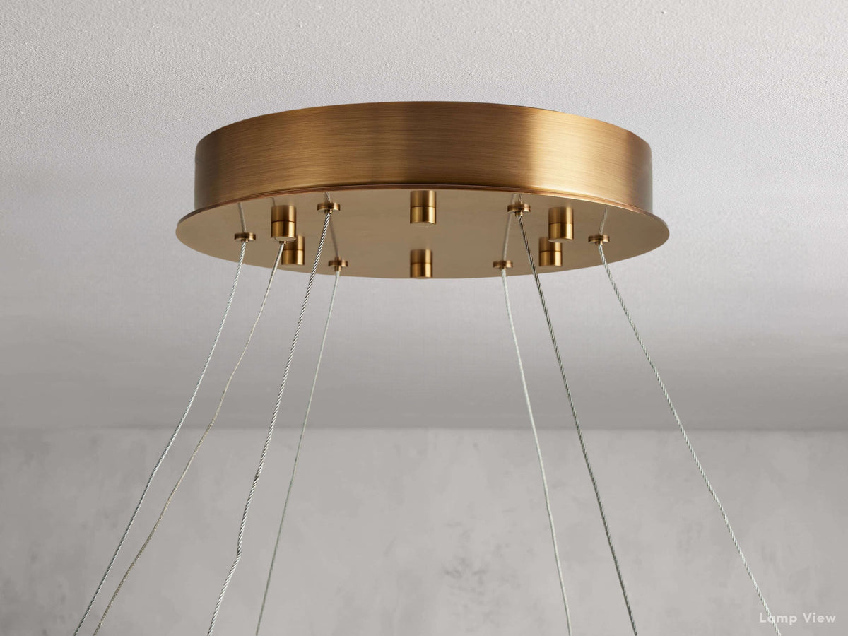 Halima Ambient Glow Halo Chandelier