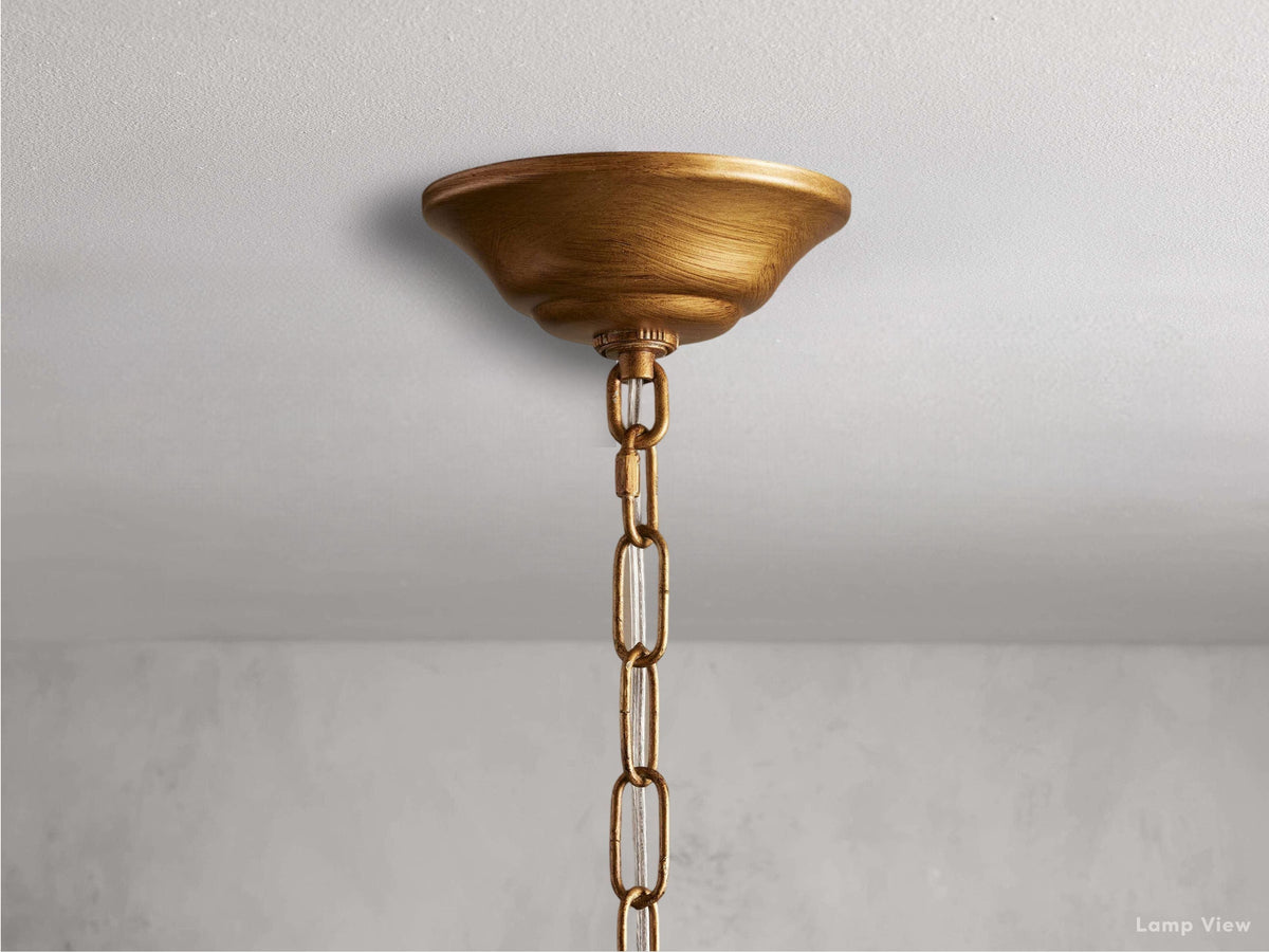 Lunaria Organic Floral Round Chandelier