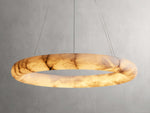 Halima Alabaster Halo Chandelier
