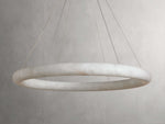 Halima Alabaster Halo Chandelier