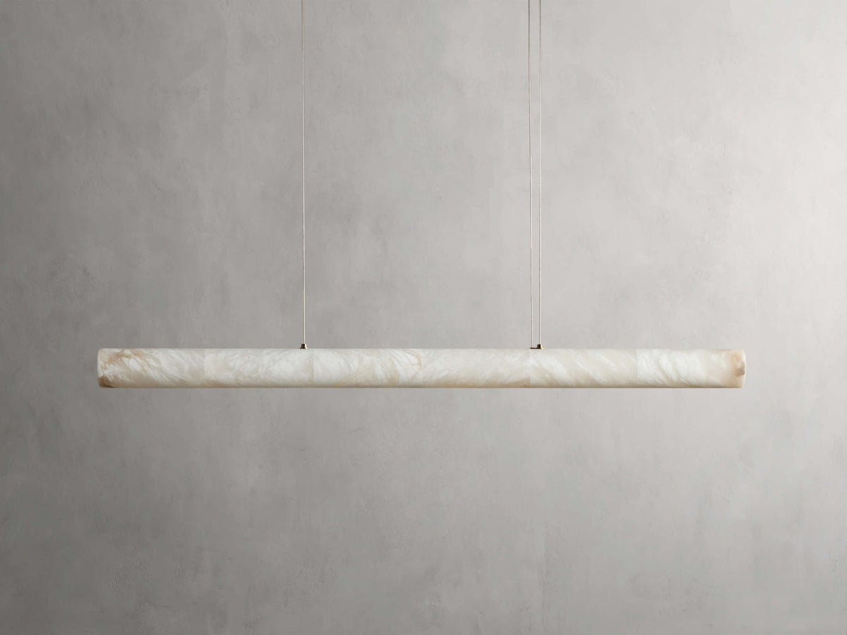 Halima Alabaster Linear Chandelier