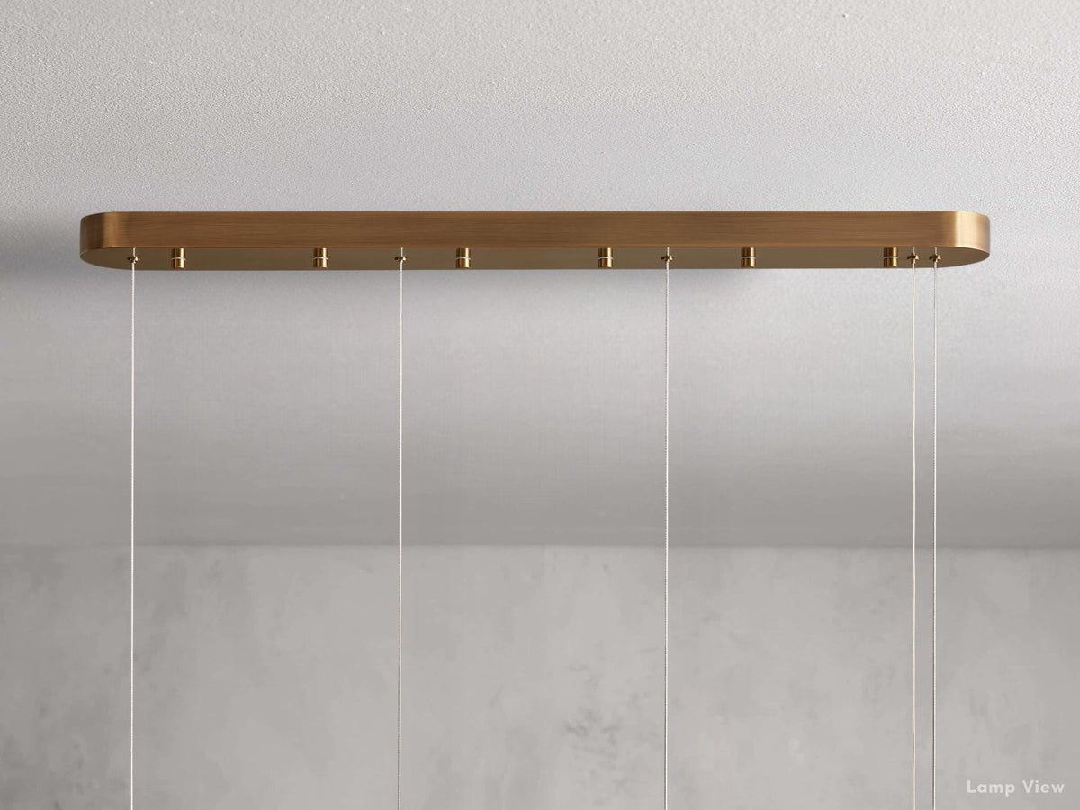 Halima Ambient Glow Linear Chandelier