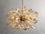 Lunaria Organic Floral Round Chandelier