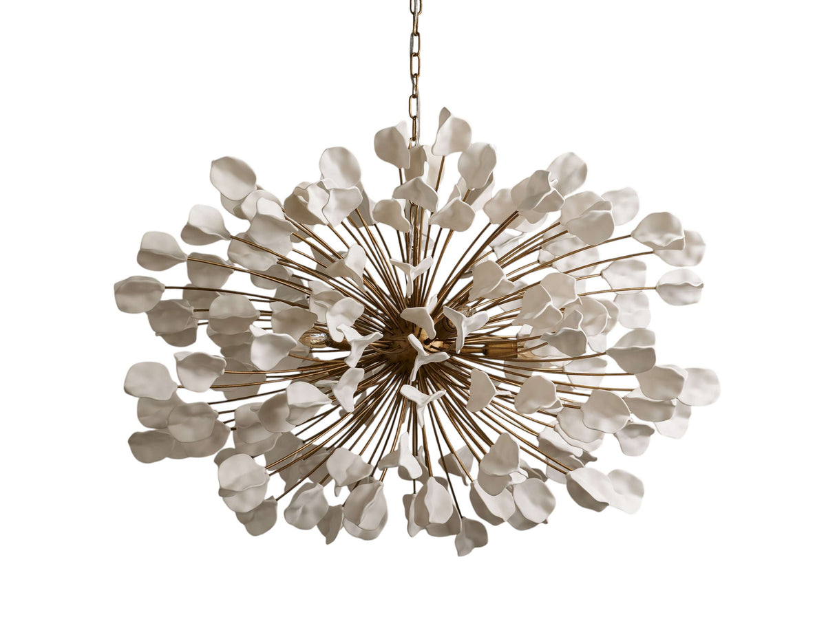 Lunaria Organic Floral Round Chandelier