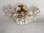 Lunaria Organic Floral Flush Mount