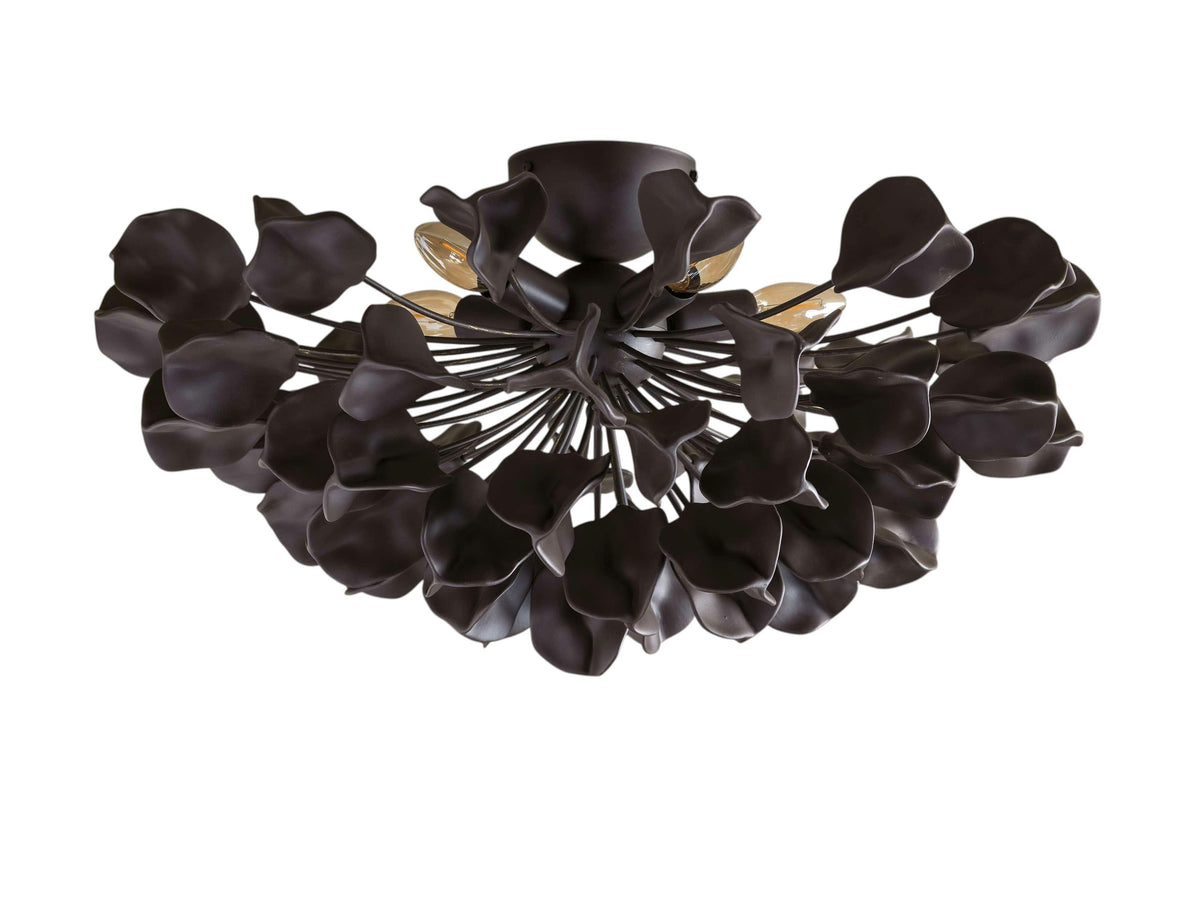 Lunaria Organic Floral Flush Mount
