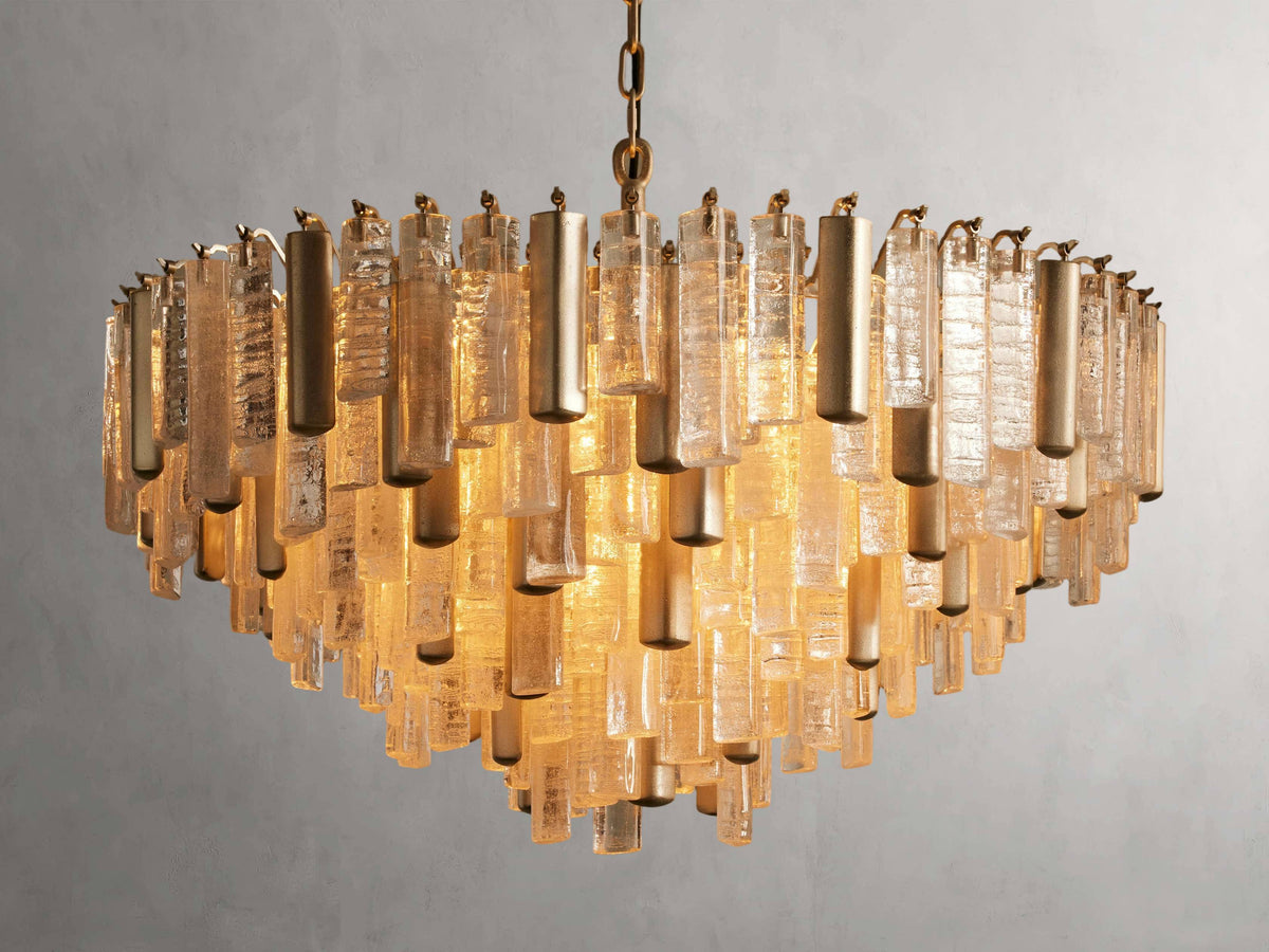 Neve Glass Round Chandelier