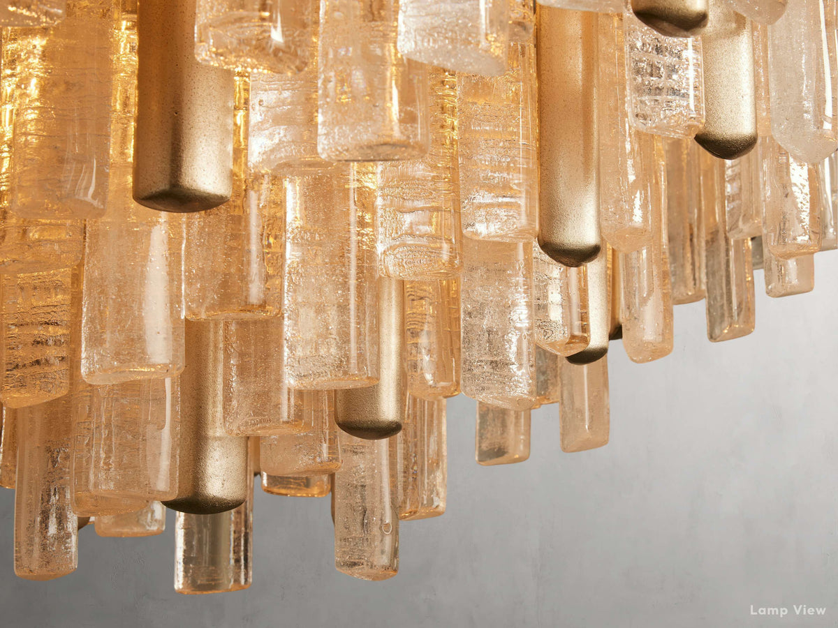 Neve Varied Cast Round Chandelier