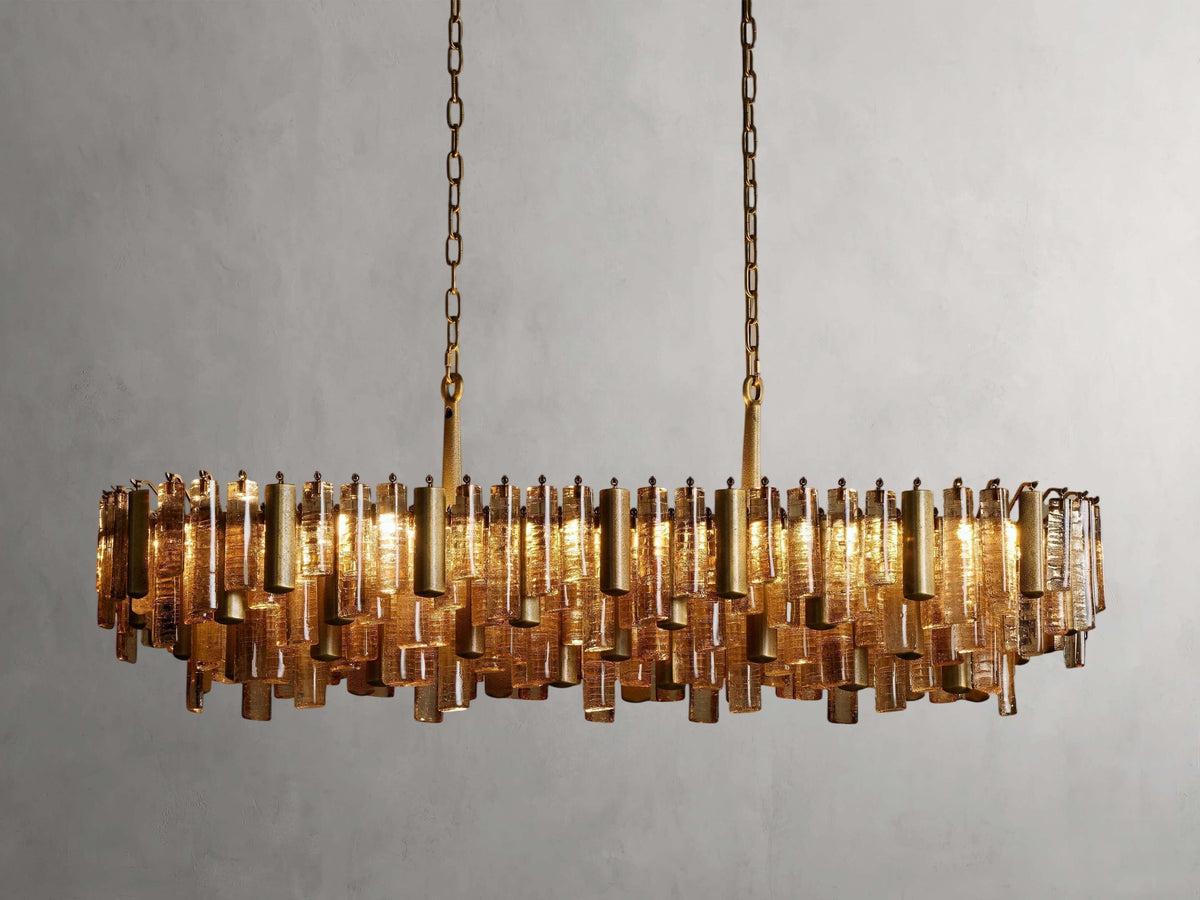 Neve Glass Linear Chandelier