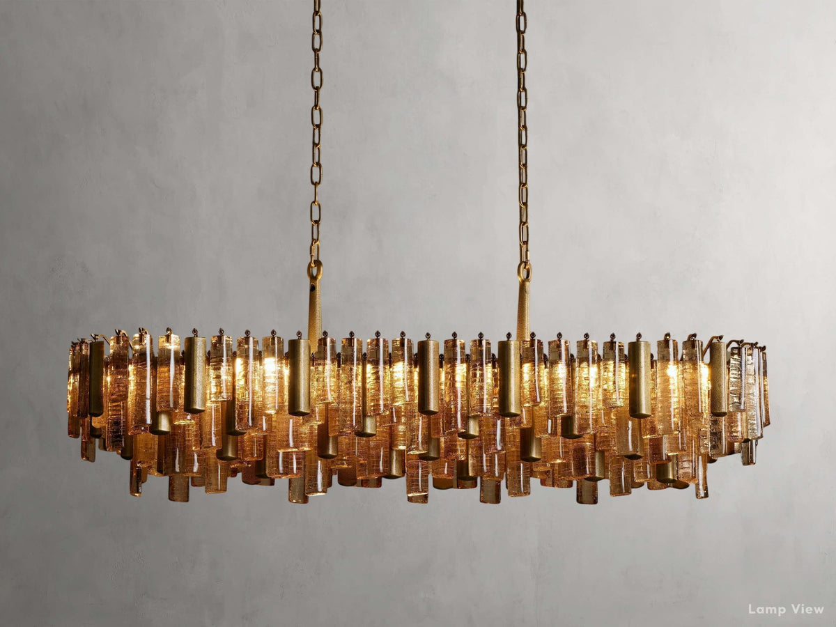 Neve Varied Cast Linear Chandelier
