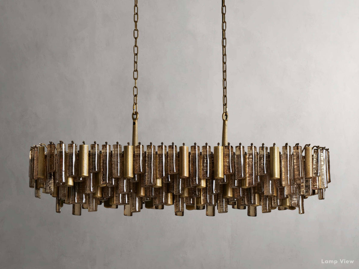 Neve Varied Cast Linear Chandelier