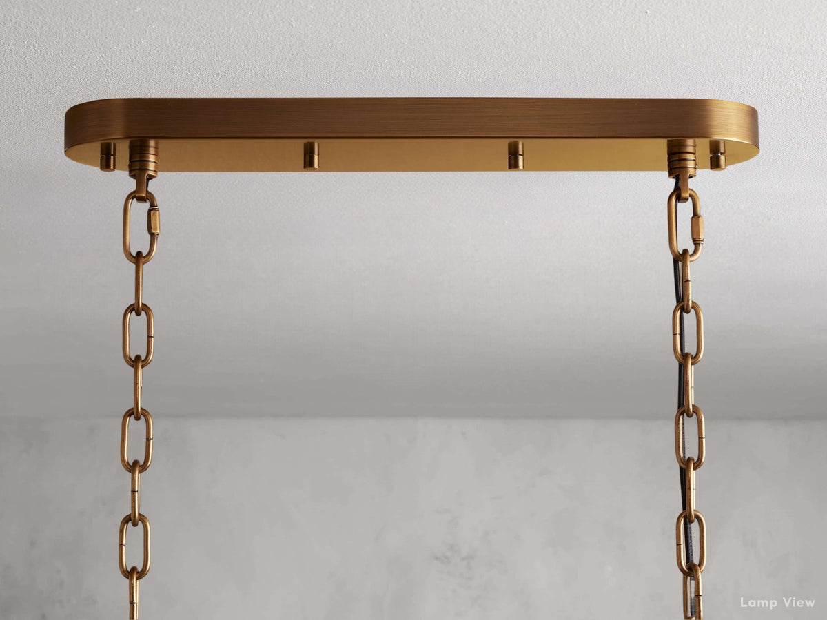 Neve Varied Cast Linear Chandelier
