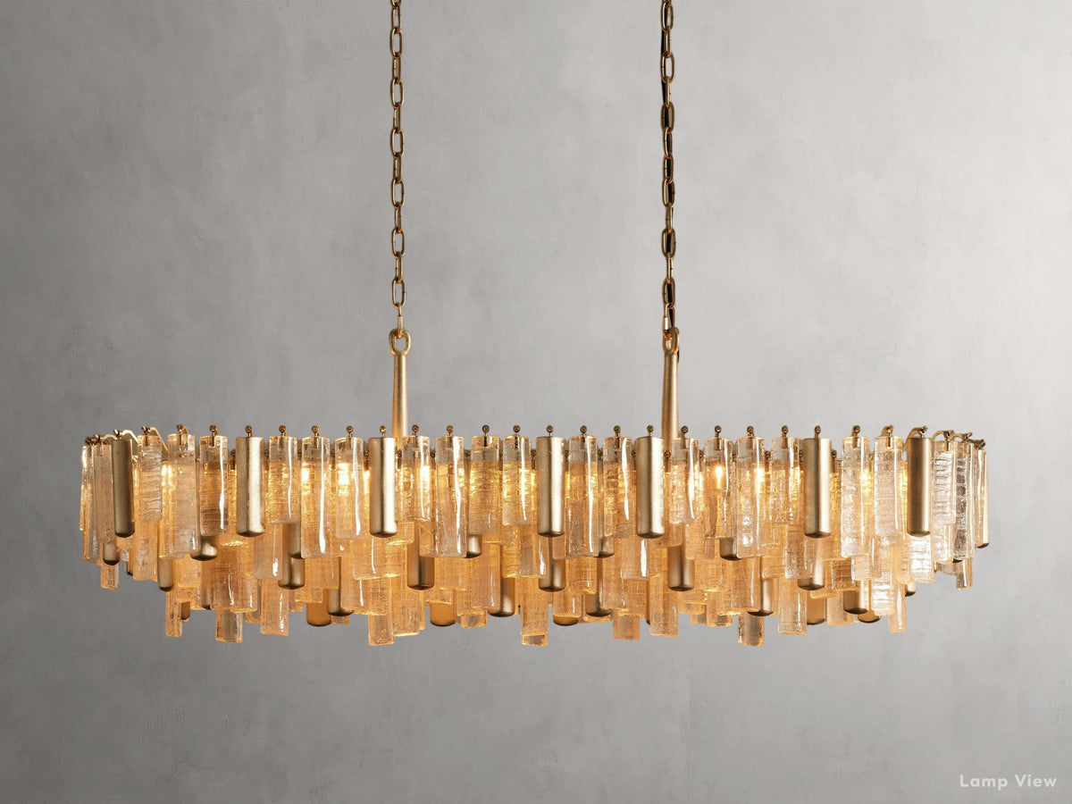 Neve Varied Cast Linear Chandelier