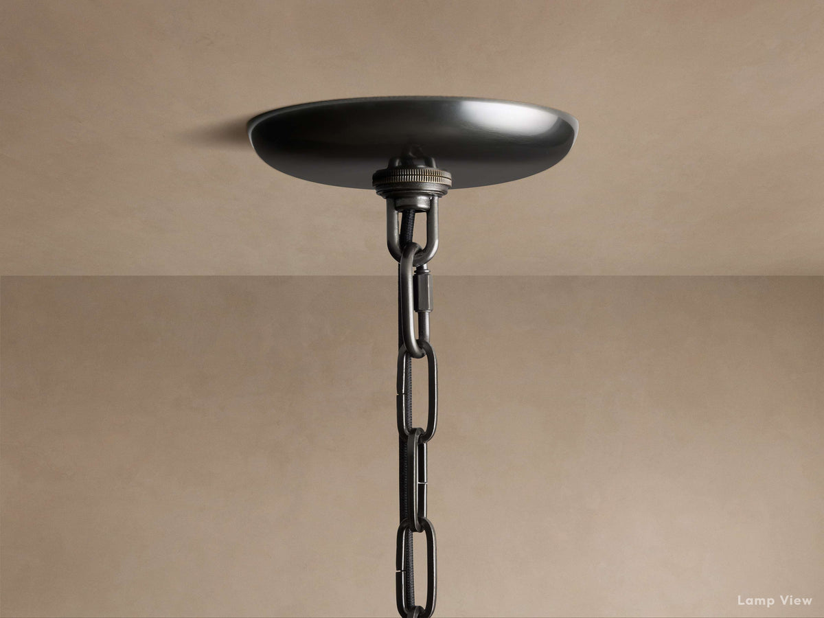 Ghiaccio Hooked Glass Pendant Light