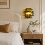 Ghiaccio Hooked Glass Wall Sconces