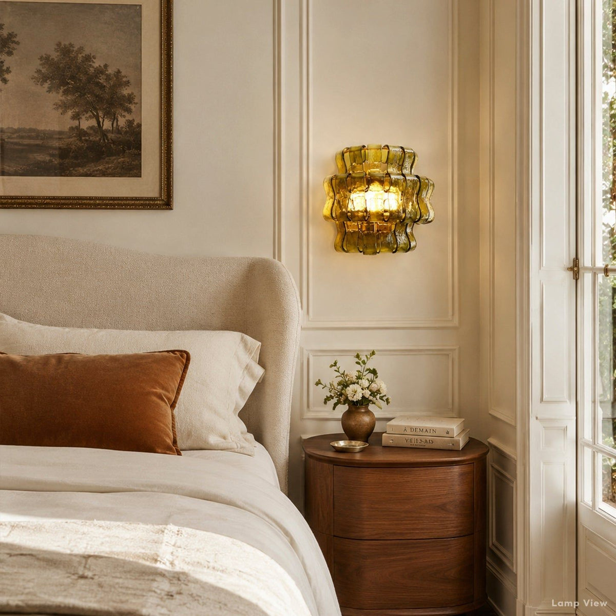 Ghiaccio Hooked Glass Wall Sconces