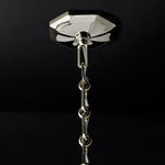 Mirello Prismed Crystal Round Chandelier 36"