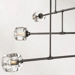 Demaret Modern Crystal Mobile Round Chandelier 62"