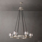 Demaret Modern Crystal Round Chandelier 36"