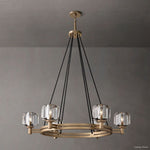 Demaret Modern Crystal Round Chandelier 36"
