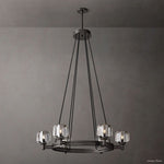Demaret Modern Crystal Round Chandelier 36"
