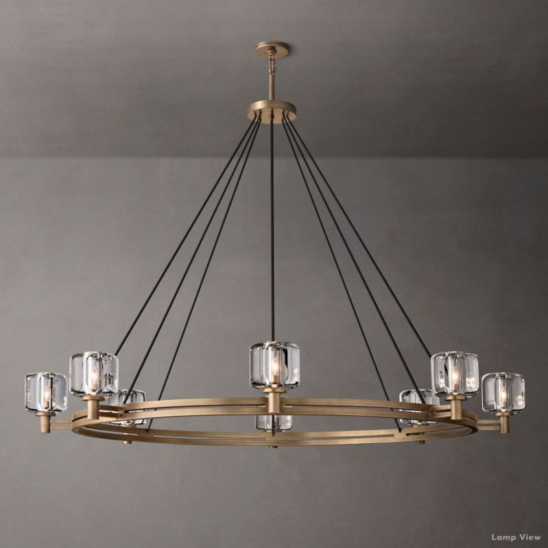 Demaret Modern Crystal Round Chandelier 60"