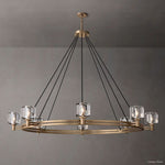 Demaret Modern Crystal Round Chandelier 60"