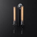 Fontanelle Modernist Glass Double Wall Sconce