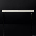Fontanelle Modernist Glass Linear Chandelier 54"