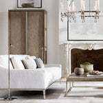 Fontanelle Modernist Glass Round Chandelier 46"