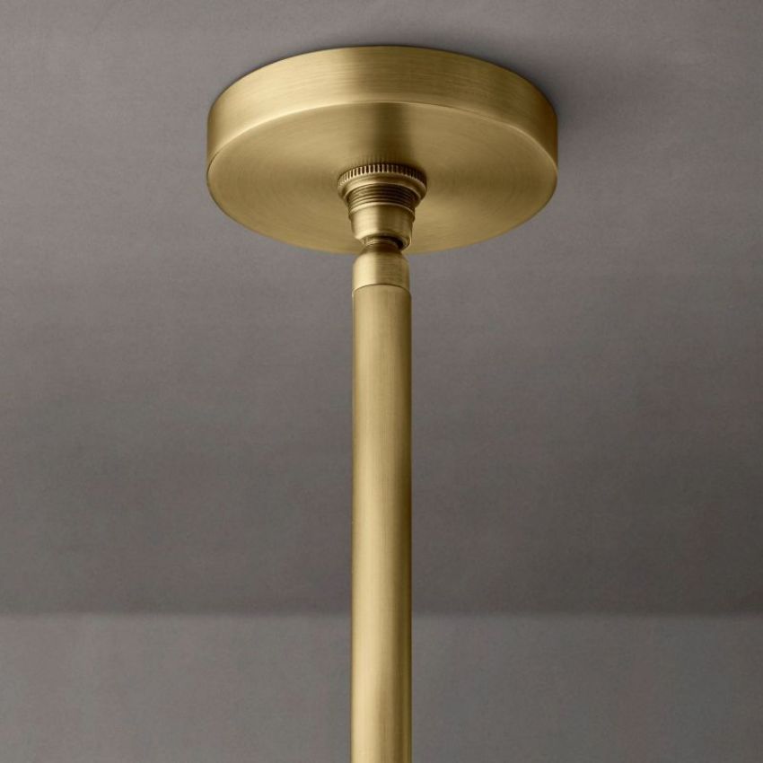 Fontanelle Modernist Glass Round Chandelier 46"