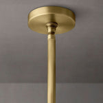 Fontanelle Modernist Glass Round Chandelier 46"