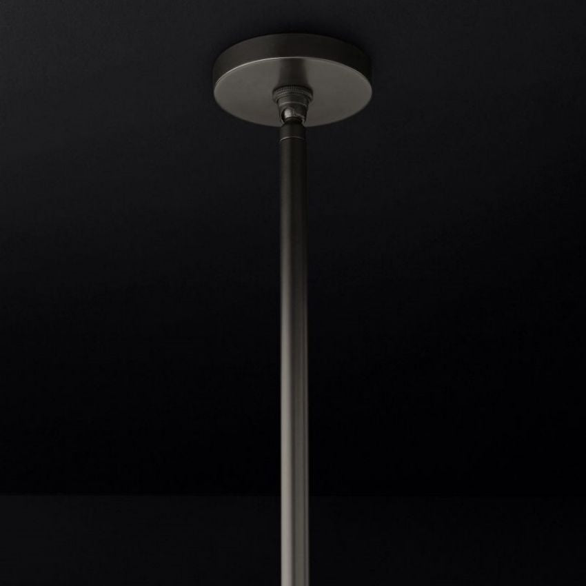 Fontanelle Modernist Glass Round Chandelier 58"