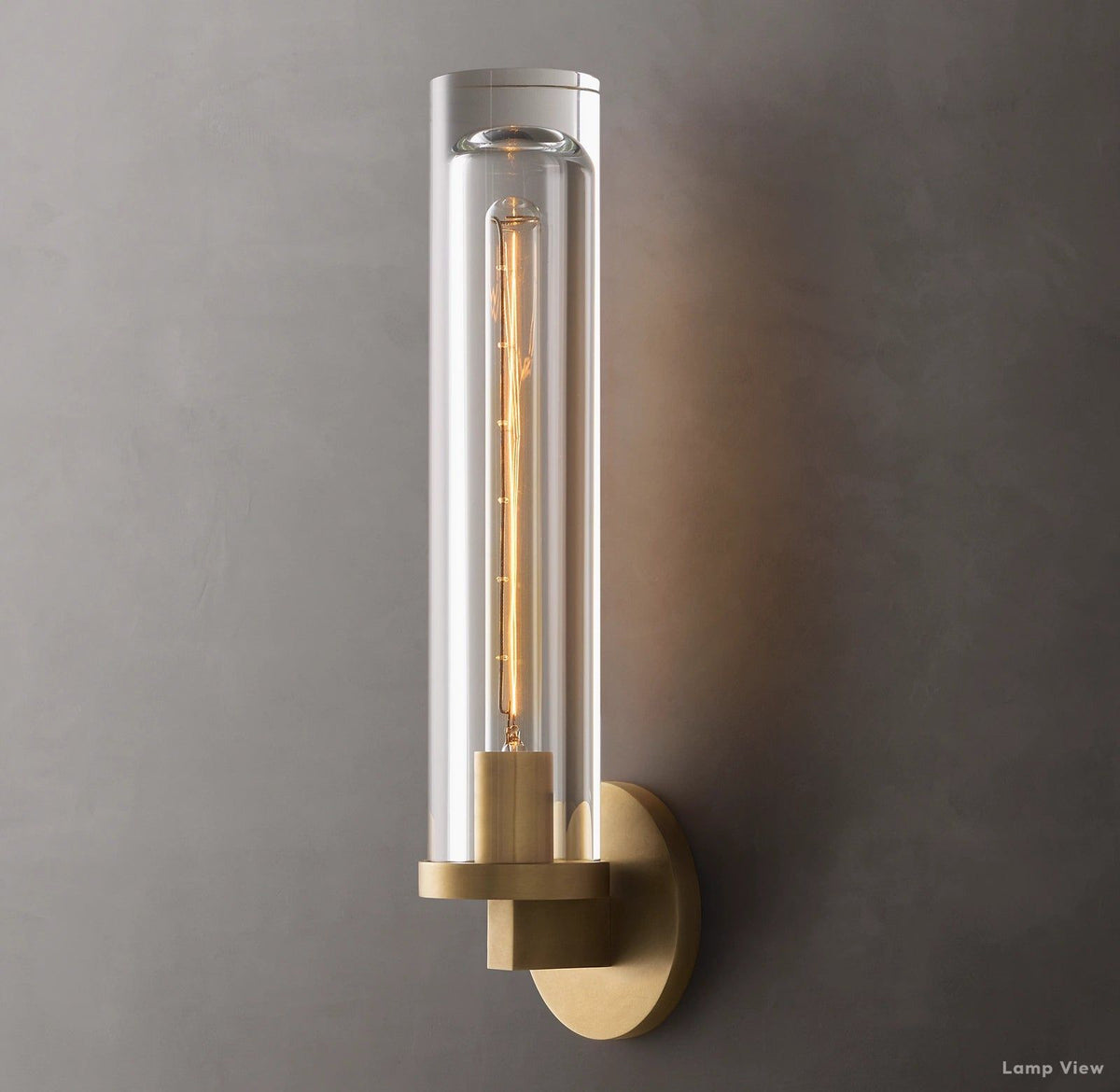 Savile Recessed Crystal Round Wall Sconce