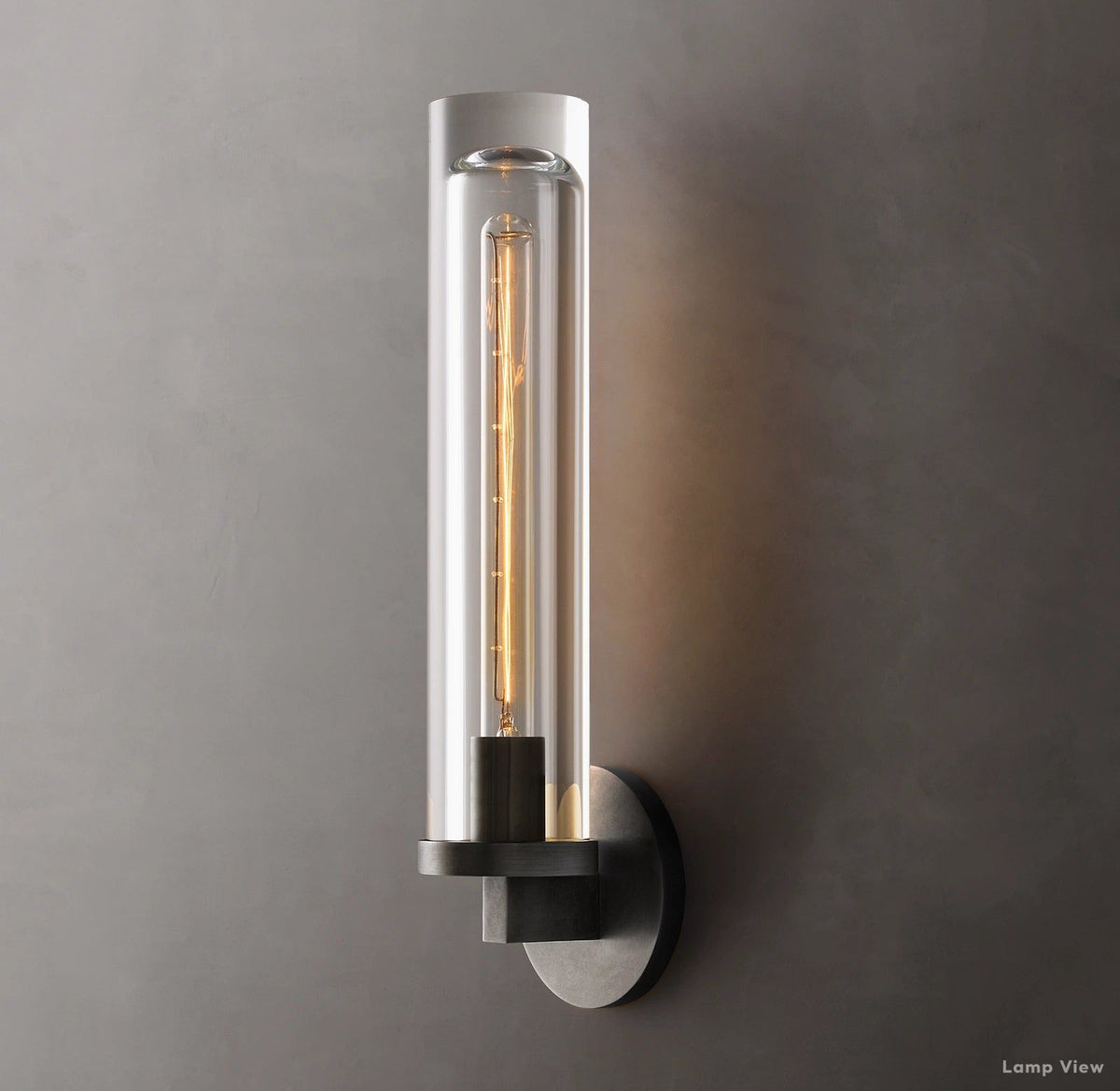 Savile Recessed Crystal Round Wall Sconce