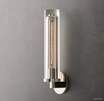 Savile Recessed Crystal Round Wall Sconce