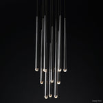 Aquitaine Conical Brass Round Chandelier 18"
