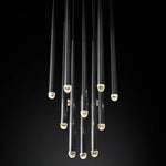Aquitaine Conical Brass Round Chandelier 24"