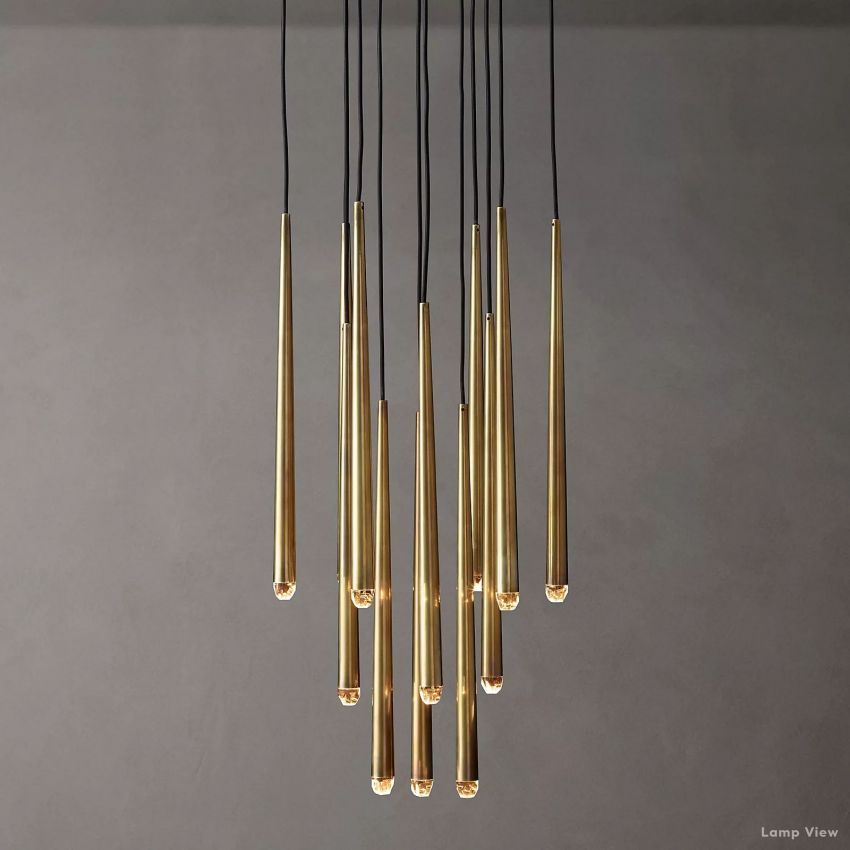 Aquitaine Conical Form Round Chandelier 24"