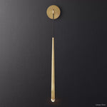 Aquitaine Conical Brass Wall Sconce