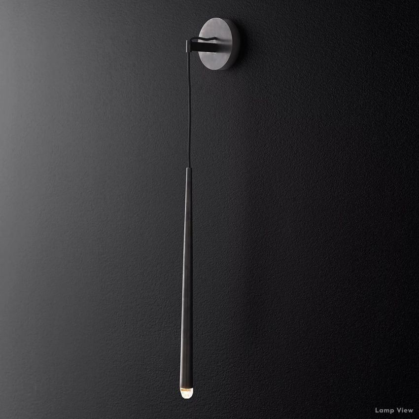Aquitaine Conical Brass Wall Sconce