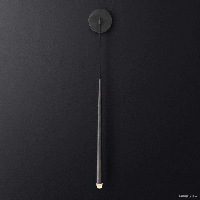 Aquitaine Conical Brass Wall Sconce