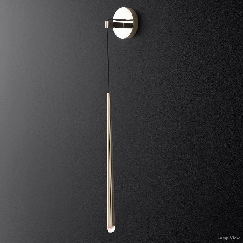 Aquitaine Conical Brass Wall Sconce