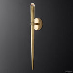 Aquitaine Conical Brass Torch Wall Sconce
