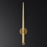 Aquitaine Conical Brass Torch Wall Sconce