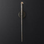 Aquitaine Conical Brass Torch Wall Sconce