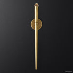 Aquitaine Conical Brass Torch Wall Sconce