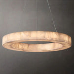 Rivage Lueur Alabaster Round Chandelier 31"