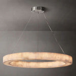 Rivage Lueur Alabaster Round Chandelier 40"