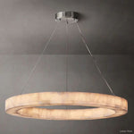 Rivage Lueur Alabaster Round Chandelier 40"